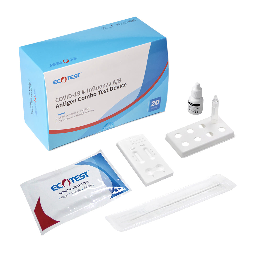 Ecotest 3in1 COVID-19 & Flu A/B Rapid Antigen Test