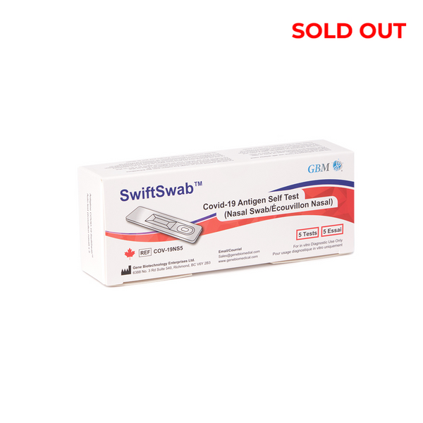 SwiftSwab Rapid COVID-19 Antigen Test (Expiry: SEPT 2026)