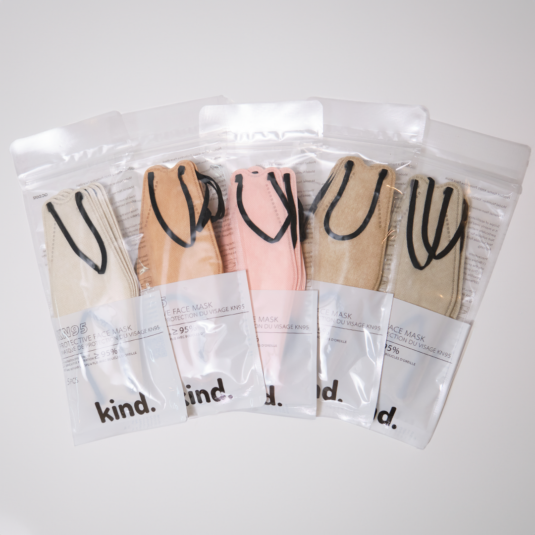 Kind KN95 Respirator Face Mask: The Neutral Collection