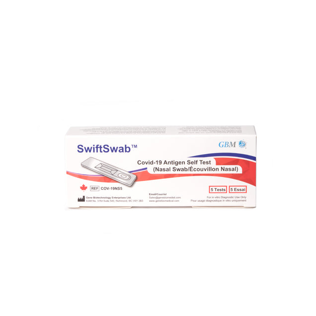 SwiftSwab Rapid COVID-19 Antigen Test (Expiry: AUGUST 2026)