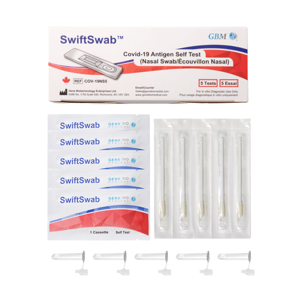 SwiftSwab Rapid COVID-19 Antigen Test (Expiry: SEPT 2026)