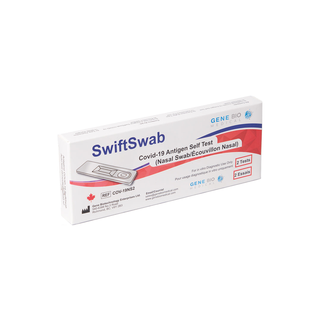 SwiftSwab Rapid COVID-19 Antigen Test - 2PC (Expiry: JULY 2025)