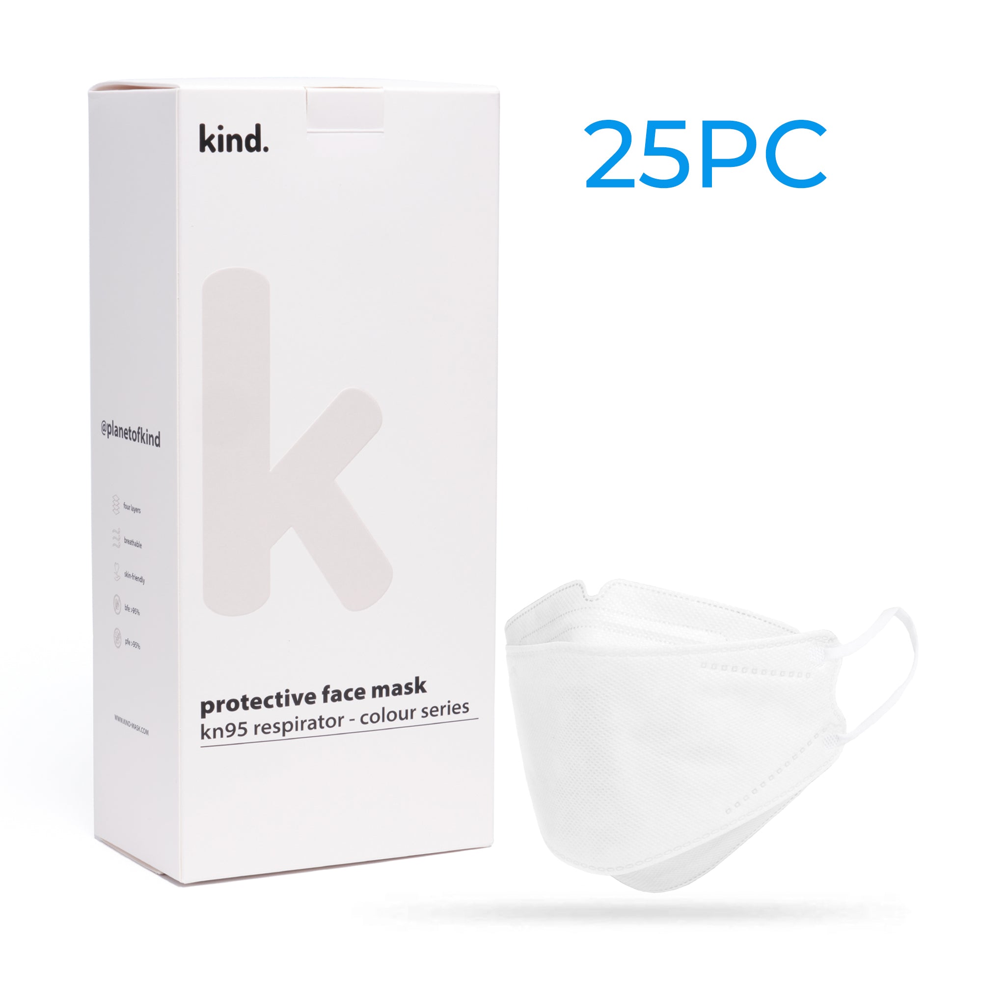 Kind KN95 Respirator Mask - Monochrome Collections