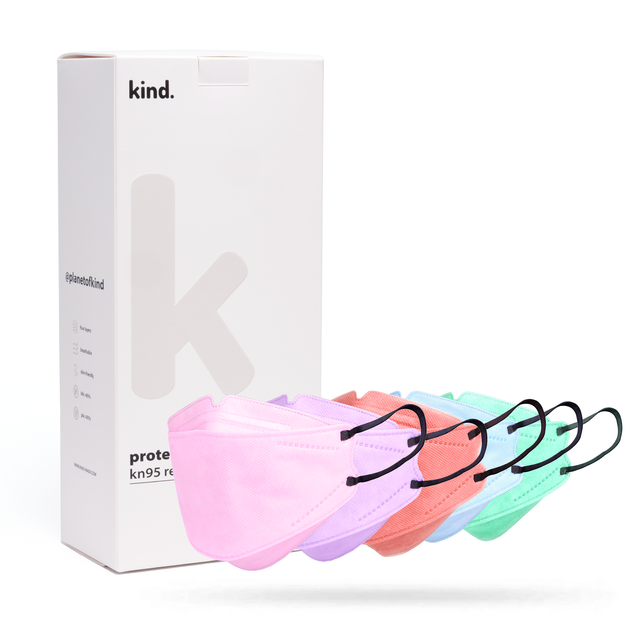 Kind KN95 Respirator Face Mask: The Pastel Collection