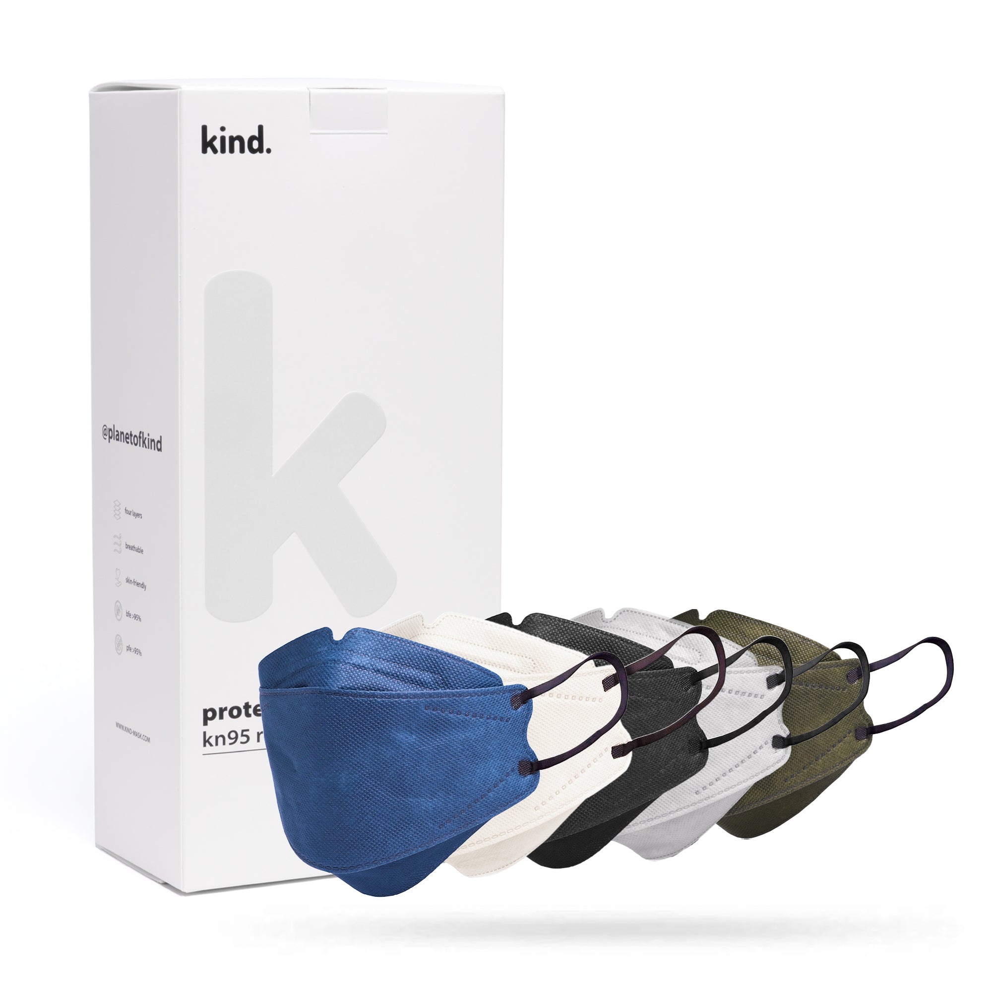 Kind KN95 Respirator Face Mask: The Explore Collection