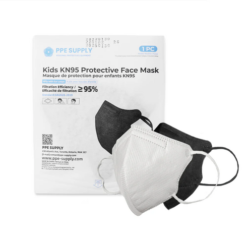 Kids KN95 Respirator Face Mask Individually Sealed (Cone Shape)