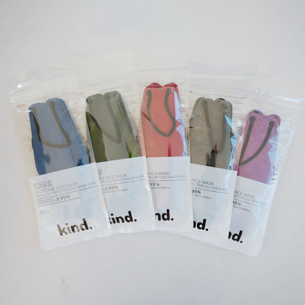 Kind KN95 Respirator Face Mask: The Rich Collection