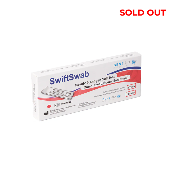 SwiftSwab Rapid COVID-19 Antigen Test - 2 Pack (Expiry: SEPT 2026)