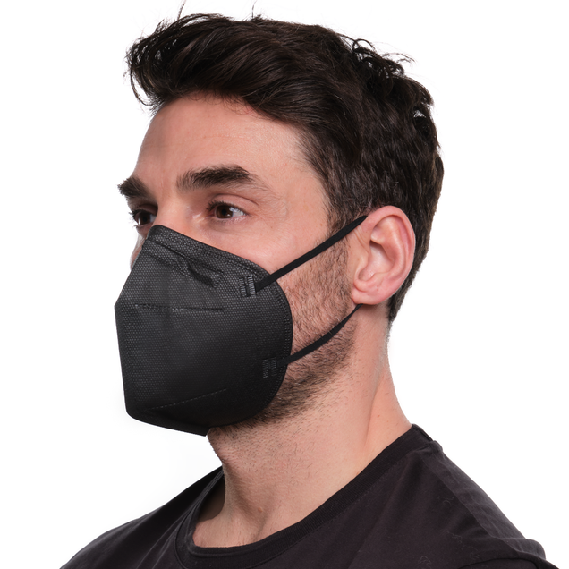 KN95 Cone Shape Respirator Face Mask Individually Sealed by PPE Supply